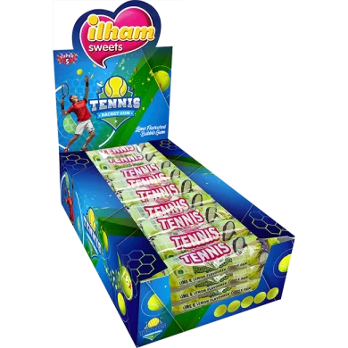Super 5 - Tennis Lime/Limon Flavoured Bubble Gum