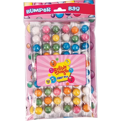 Bubblegum Strips -10 Bumper Bag Assorted Fruit Flavoured Bubble Gum