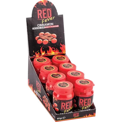 Red Fever Spicy Cinnamon Flavoured Bubble Gum