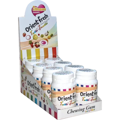 Orient Fresh Tutti Frutti Flavoured Sugar Free Chewing Gum