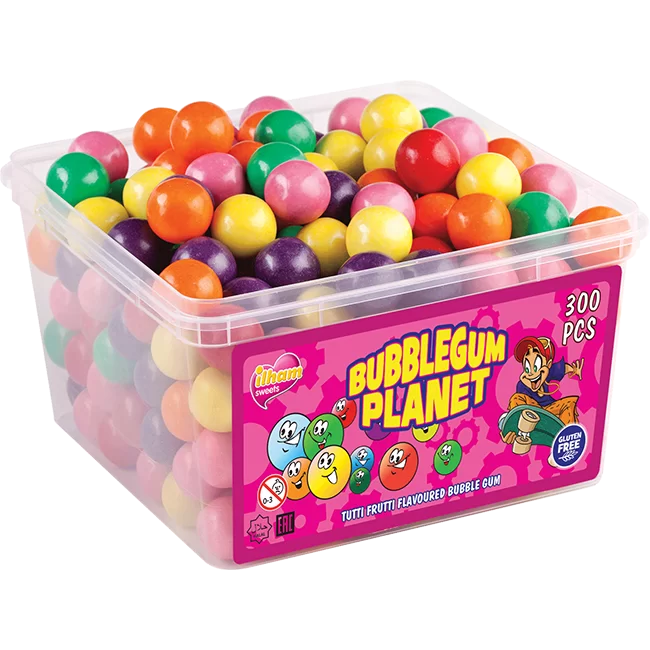Assorted Fruit Flavoured Bubble Gum