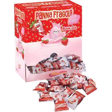 Panna Fraloga Strawberry Cream Flavoured Bubble Gum