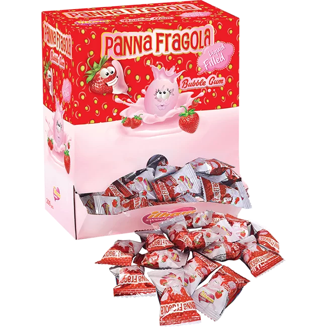Panna Fraloga Strawberry Cream Flavoured Bubble Gum